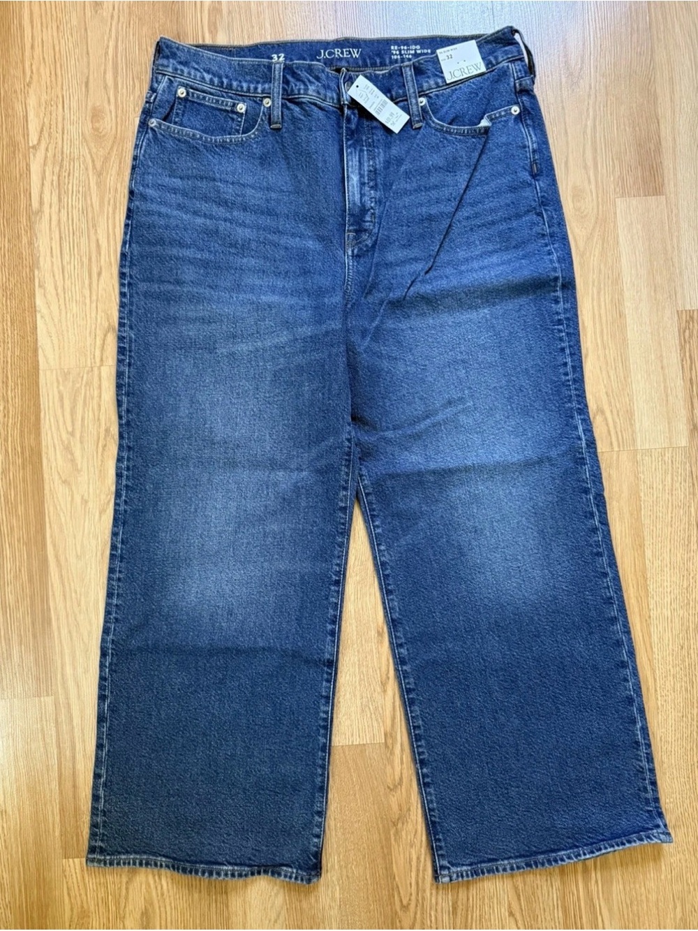 Vintage lightweight J.Crew 1996 slim wide high-rise jean women’s size 32